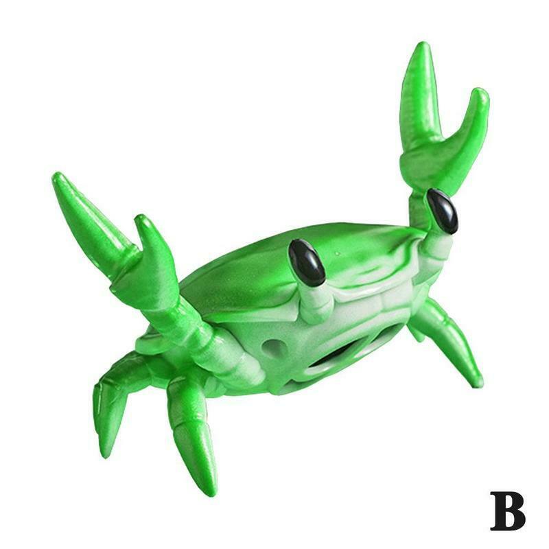 Krabbenförmiger kabelloser bluetooth-mini-lautsprecher mit handyhalterung, tragbarer surround-sound-knopf, audioelektronik: B