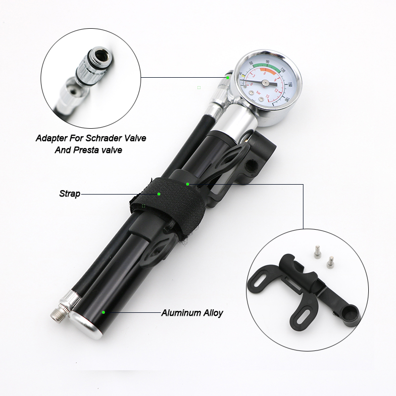 Bicycle Tire Repair Tools Kits Hand Air Pump Hose Universal Cycling Bike Saddle Bag Presta Schrader Inner Tire Patches Lever Set