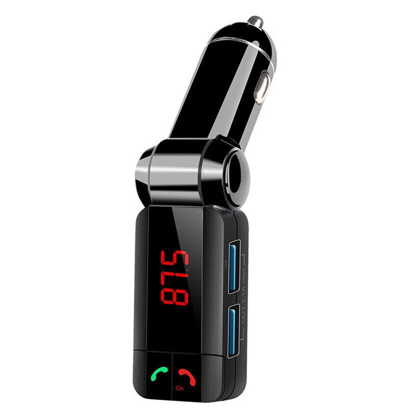 Car Bluetooth Aux FM Transmitter Jack Bluetooth Handsfree Car Kit MP3 Player Wireless Modulator USB Charger for Mobile Phone