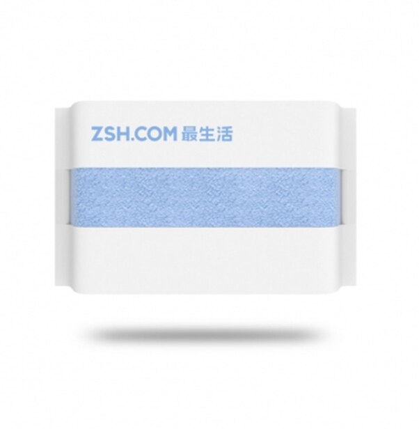 Xiaomi ZSH Towel 100% Cotton Super Absorption Water Wipe Towels Polygiene Antibacterial Baby Supple Smooth Antibacterial towel: Blue