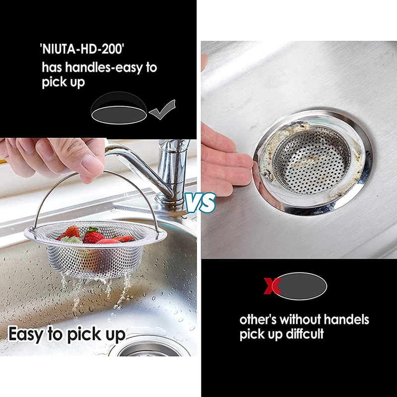 2 Stuk Gootsteen Zeef Roestvrijstalen Aanrecht Zeef Breed Side Past Meest Wastafels