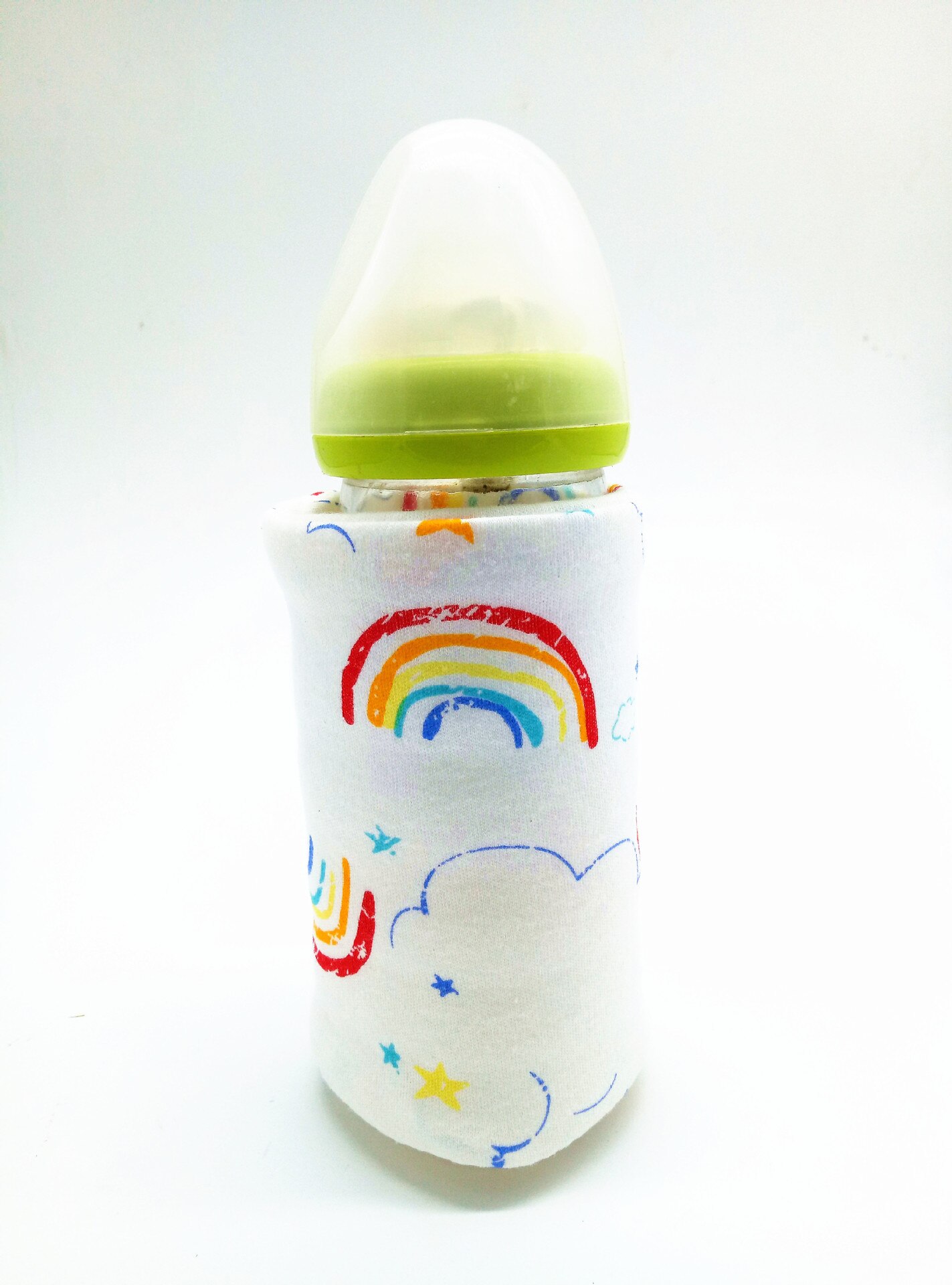 Usb mælk vandvarmer rejse klapvogn isoleret taske baby plejeflaskevarmer: Hvid