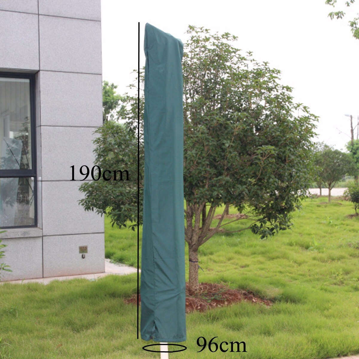 190X96Cm Outdoor Patio Paraplu Waterdichte Beschermhoes Met Rits Voor Tuin Cantilever Parasol Paraplu Cover