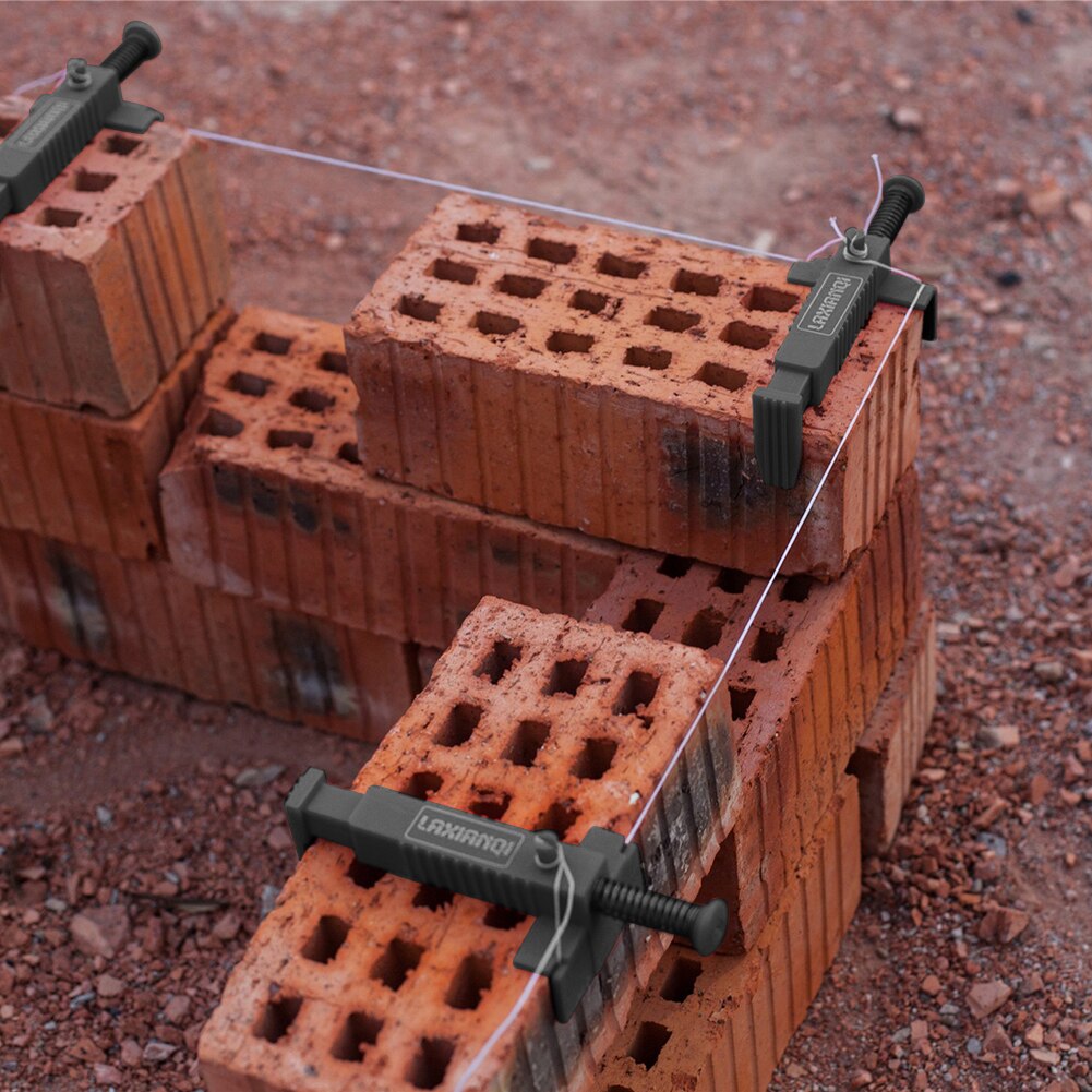 2/5pcs Brick Leveling Line Runner Bricklaying Measuring Drawing Leveler Wire Puller Constructions Masonry Building Fixer Tools