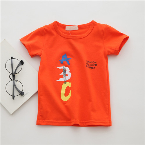 Cartoon Auto Baby Jongens T-Shirts Zomer Baby Korte Mouw Tops Mode Baby Boy Kleding Kinder T-shirts voor Jongens: Rood / 9m