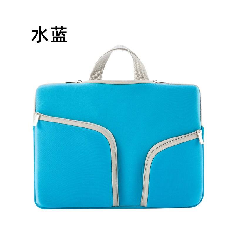 Bolsa lateral de cuero para ordenador portátil para hombre, bolsa para portátil, tipo mensajero, de negocios: 14 15inch