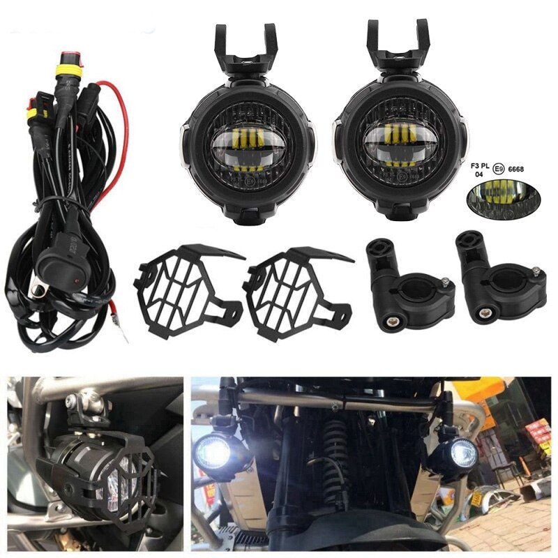 For BMW R1200GS Front Brackets for Led Driving Lights for BMW R 1200 GS Adventure LC Motorcycle Parts: Fog light