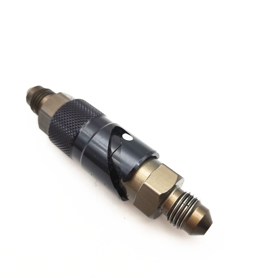M10x1MM AN3 AN-3 Black CNC Dry Brake Line Coupling Fitting Adapter Quick Release