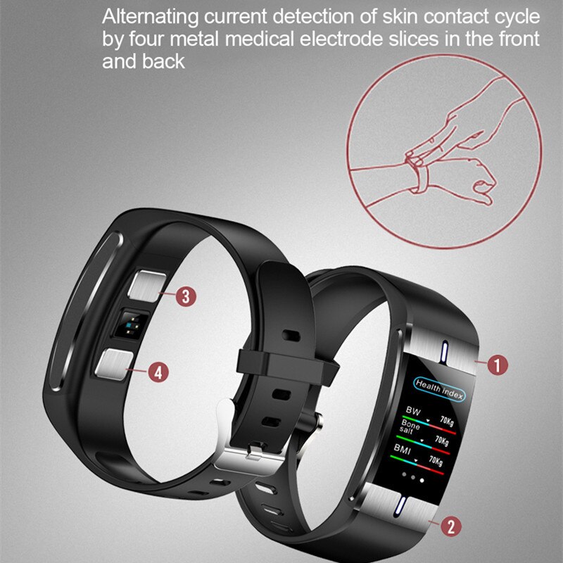 Lsmartlife BM08 Smartwatch - Heart Rate, Blood Pressure, Weather, Fitness Tracker for Android & iOS