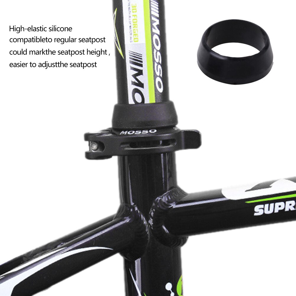 1 stücke Bike Sitz Post Ring Staub Abdeckung Silikon Wasserdichte Fahrrad Sattelstütze Fall Schutzhülle Bike Zubehör Bicicleta zadelpen