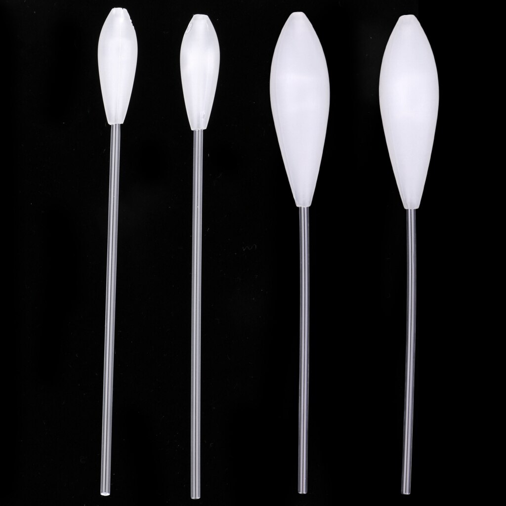 2 Pair Acrylic Floating Bombarda Fishing Floats 3g 4g Carp Coarse Trout Bass Sea Lure for Casting Small Flies Use a Spinning Rod