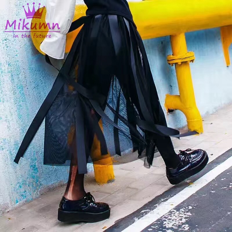 Harajuku Rok Punk Stijl Vrouwen Hoge Taille Rok Gothic Streetwear