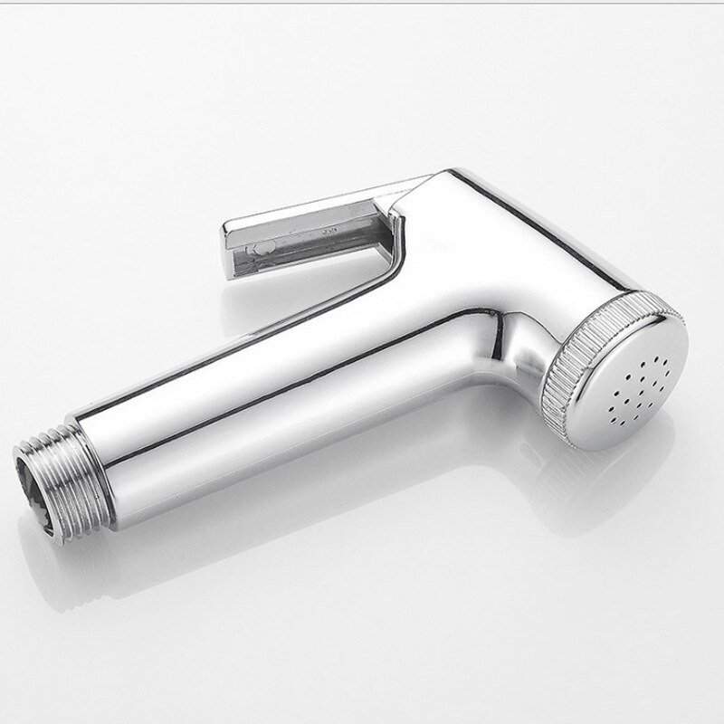 1Set Abs Chrome Handheld Bidet Sproeier Badkamer Douchekop Adapter Waternevel Slang Kit
