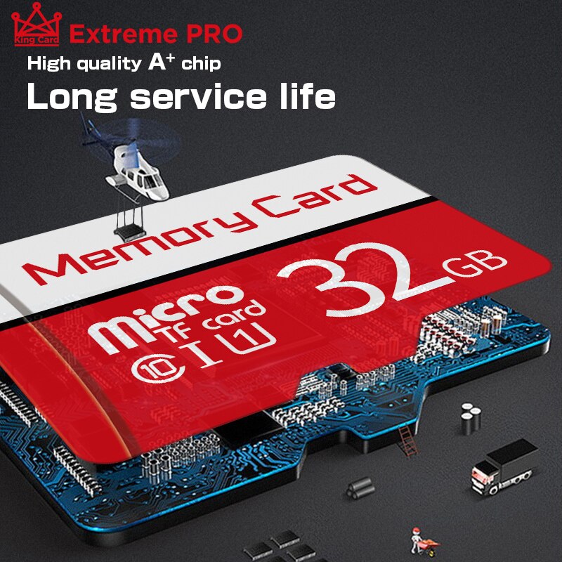 Microsd Geheugenkaart 4Gb 8Gb 16Gb 32Gb 64Gb 128Gb Micro Sd Kaart Klasse 10 Mini tf/Sd-kaart Micro Sd Flash Drive Kaarten Voor Mobiel