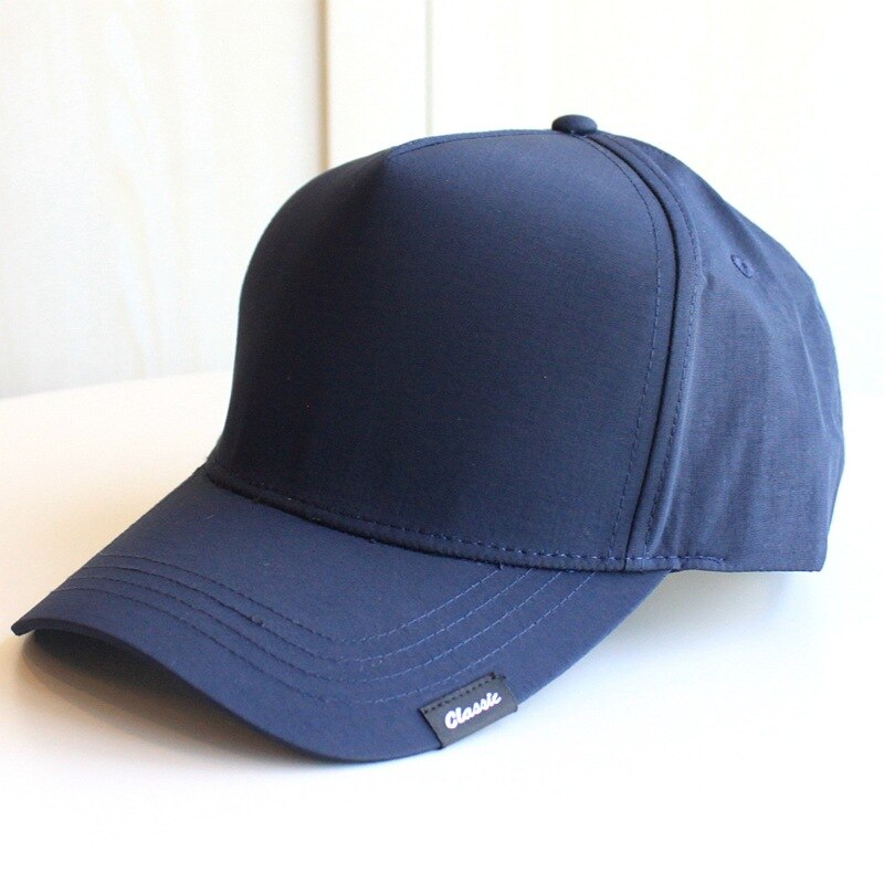 Große größe männer caps 5 panel polyester sonnenhut große größe sport hüte erwachsene plus größe baseball caps 55-60cm 61-66cm: polyester blue / 61-65cm