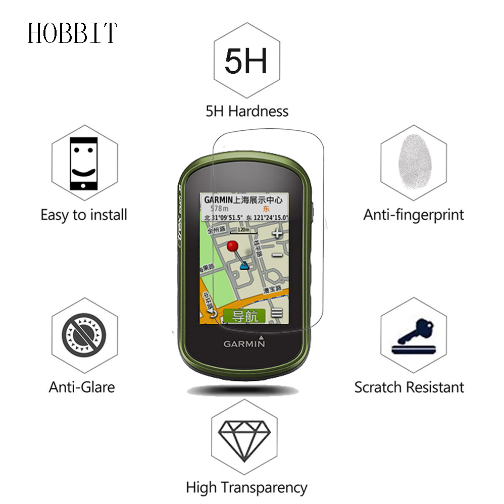 3 pakke til garmin etrex ta på 25 35 35t fotturer håndholdt gps navigator eksplosjonssikker skjermbeskytter høy klar anti-sjokk film