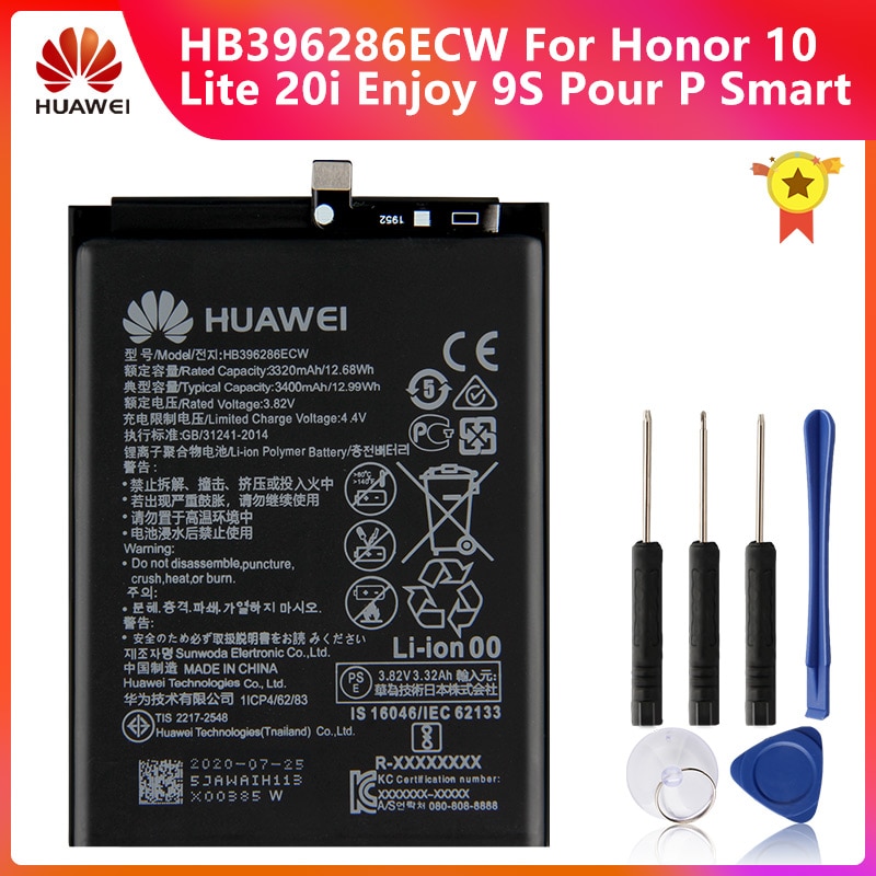 Huawei HB396286ECW Echte Batterij Voor Huawei Honor10 Lite Honor 10 Lite Giet P Smart Honor 20i Genieten 9S originele Batterij