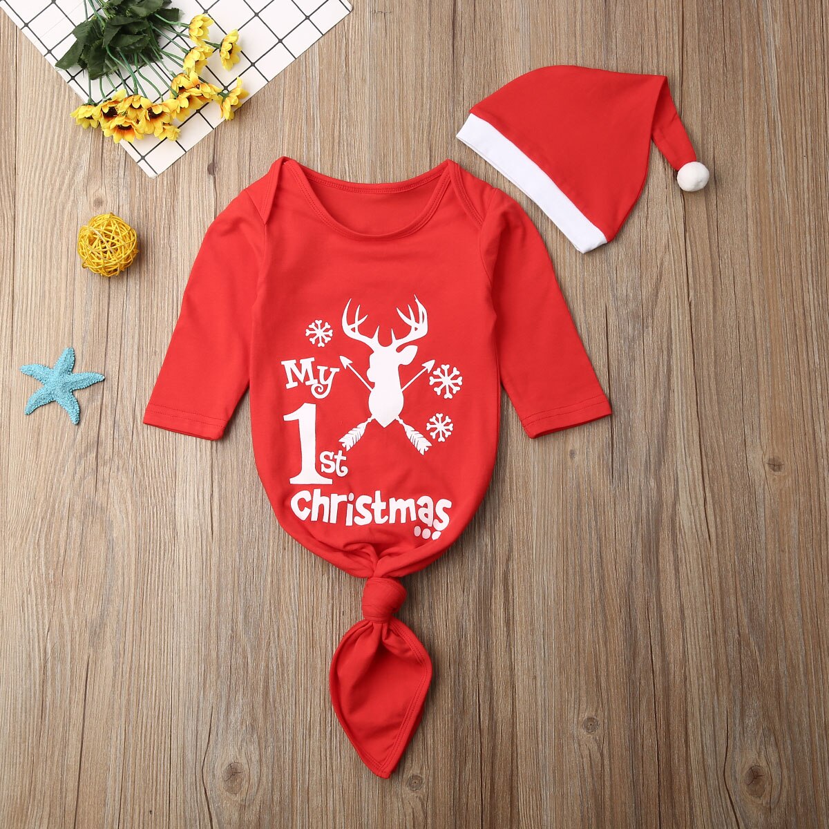 Bebê infantil natal swaddle envoltório swaddling saco de dormir cobertor chapéu conjunto