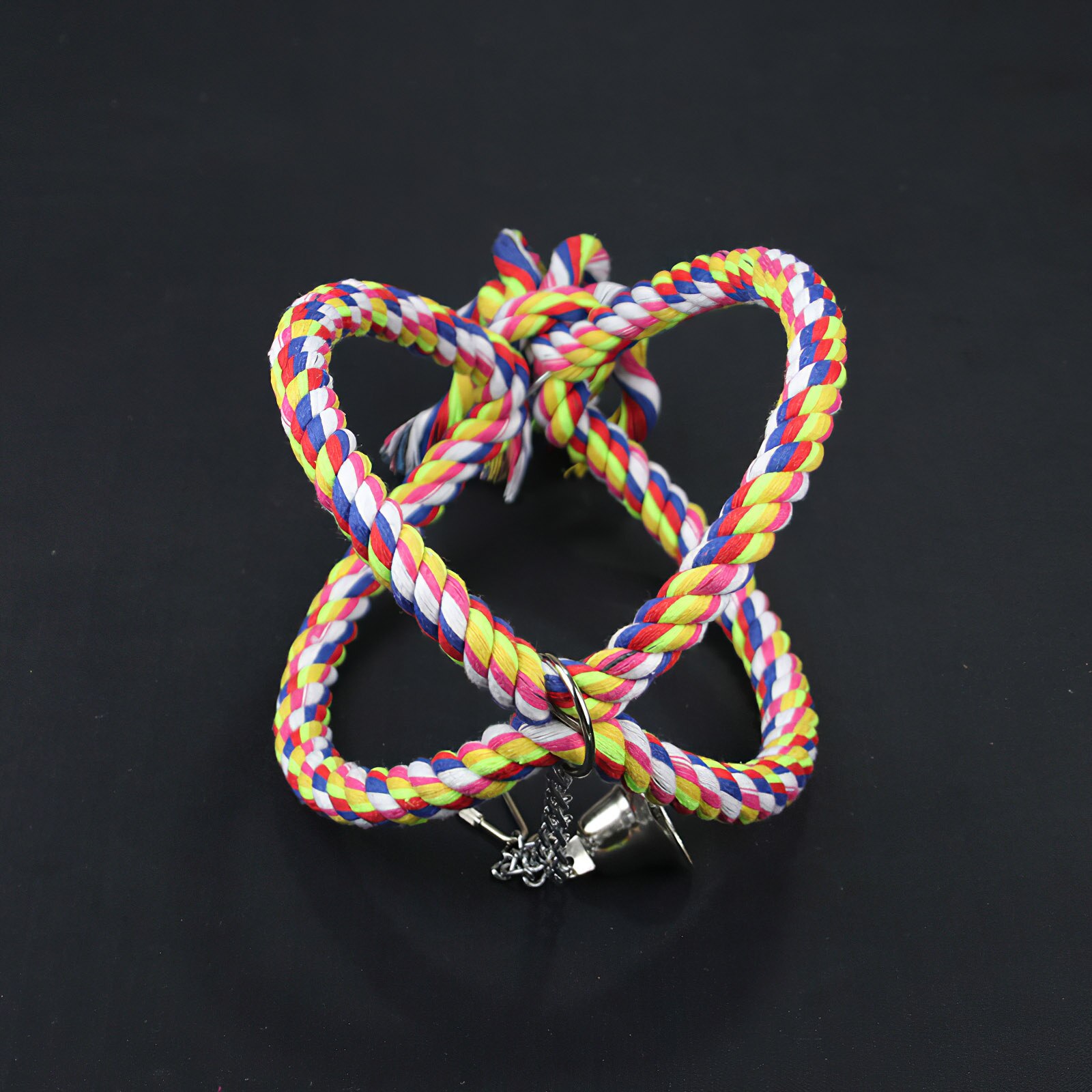 Papegaai Touw Swing Staande Bar Huisdier Vogel Kauwen Klimmen Ring Speelgoed Voor Kooi Huisdier Vogel Speelgoed Vogelkooi Accessoires Huisdier decor Supplies