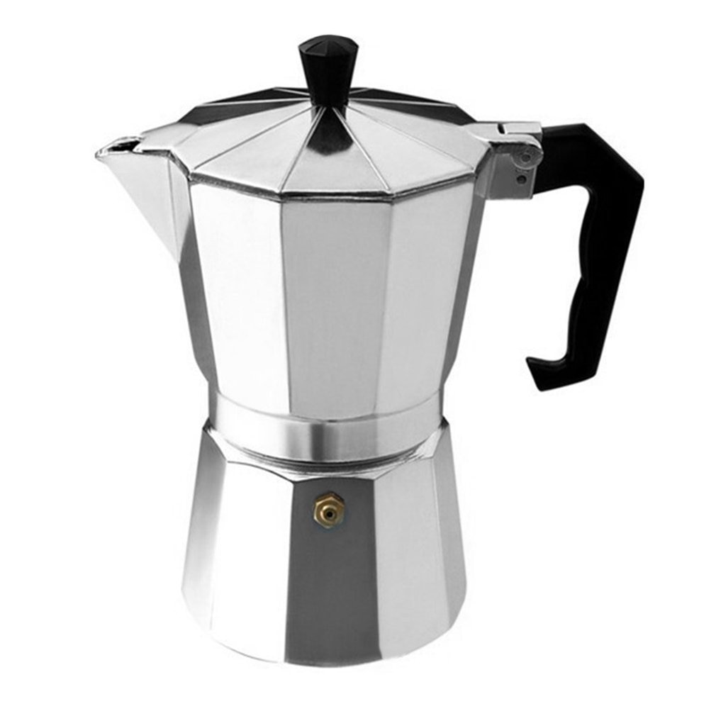 Coffee Maker Pot 3/6 Cups Espresso Pot Aluminum Moka Pot Coffee Maker Moka Espresso Latte Percolator Stove Top