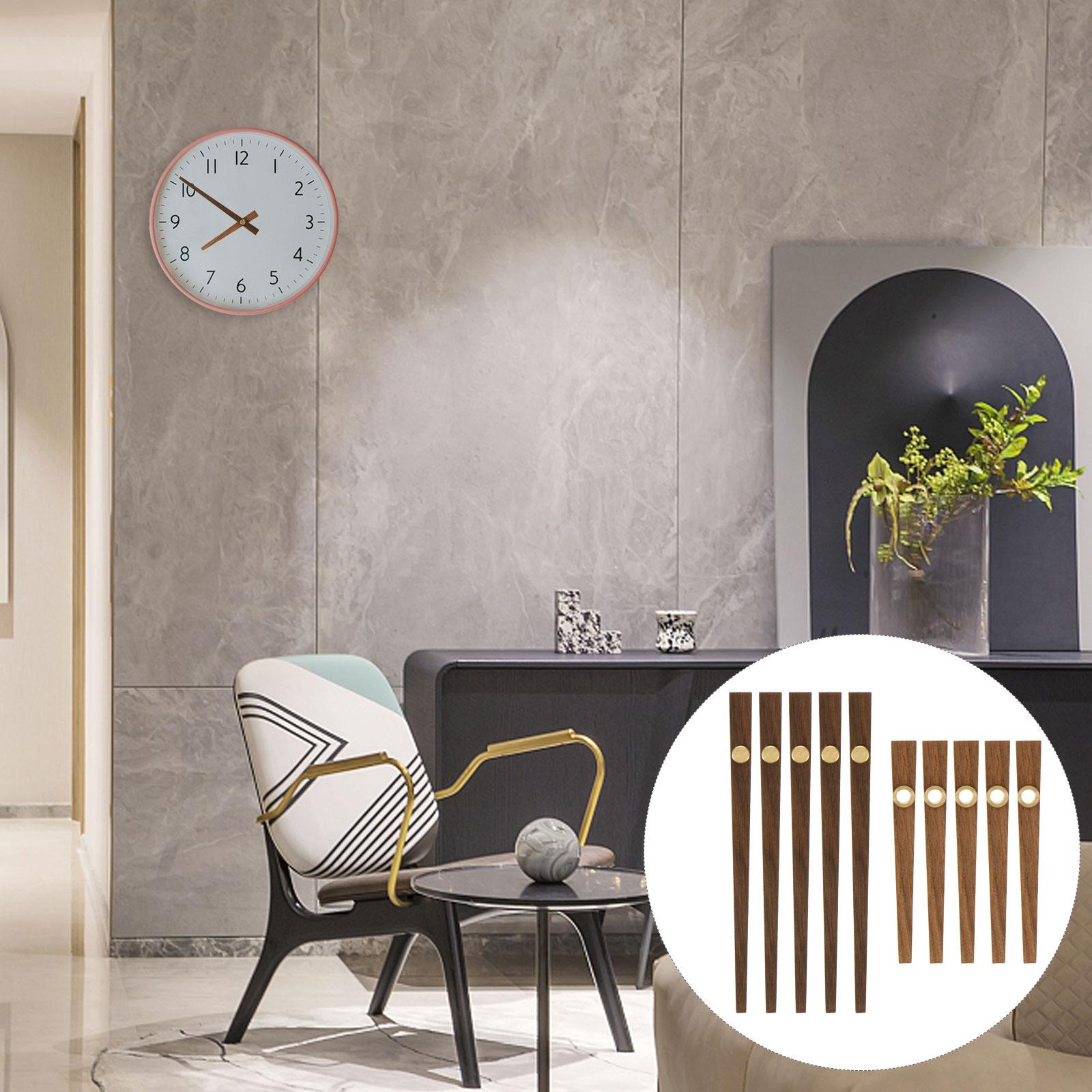 5 sets houten wijzers 12 inch duurzame wijzer voor doe-het-zelf wandklok quartz klok onderdelen accessoires woondecoratie