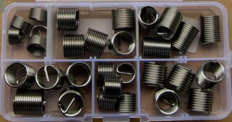 30pcs M8 M10 M12 Stainless Steel Thread Repair Insert Assortment Kit