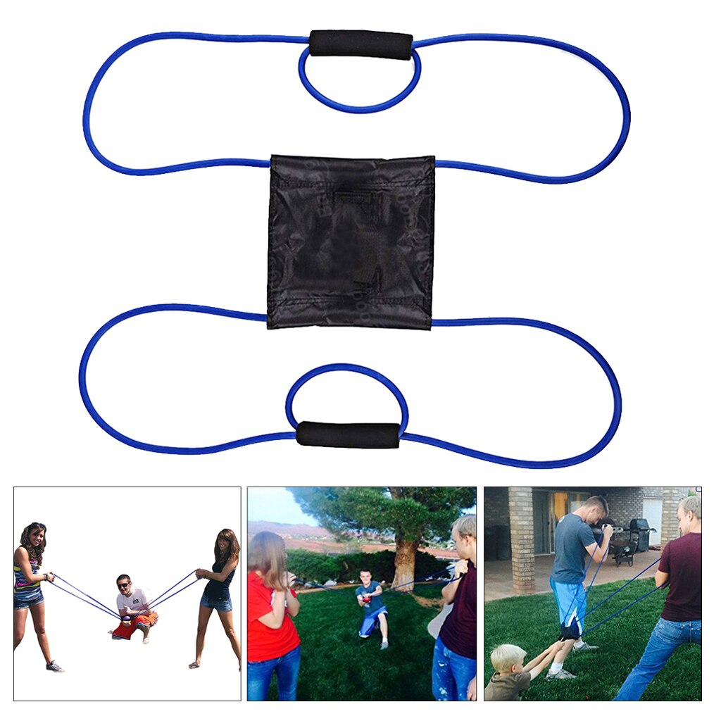 3 Persoon Water Ballon Launcher Outdoor Game Blauw 1.5M