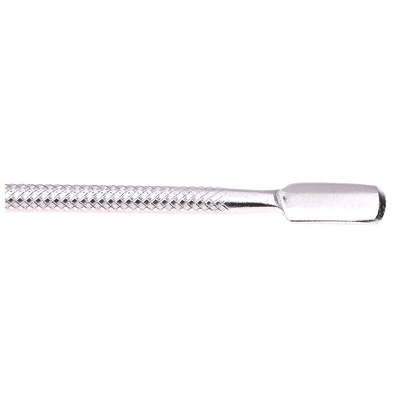 Rvs Nail Cuticle Remover Lepel Pusher Manicure Pedicure Care Tool Kit 12Cm