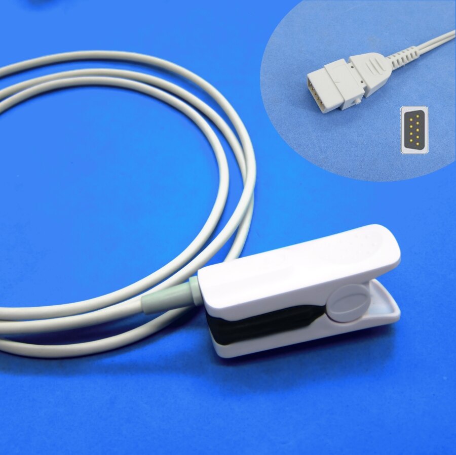 Long cable AWT adult finger clip spo2 sensor for BCI 3300 3401 patient monitor: Adult MR Finger Clip