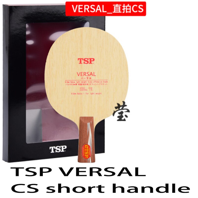 TSP-Pala de tenis de mesa universal, Original, de ataque rápido con lazo, raqueta de ping pong: CS