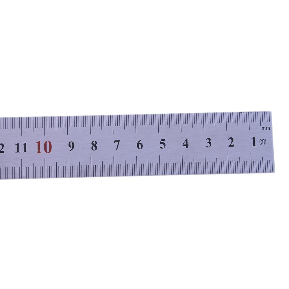 90 Degree Angle Ruler Metal Steel Straight Square 30cm/1mm Engineers Wood Measuring Instruments Try Square Woodworking Tools