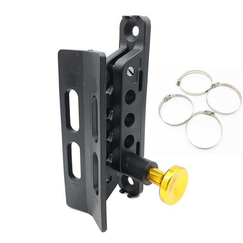 Brannslukningsutstyr flaskeholder for jeep wrangler polaris justerbar veltebøyle brannhylle jk tj cj rubicon ranger: Gul