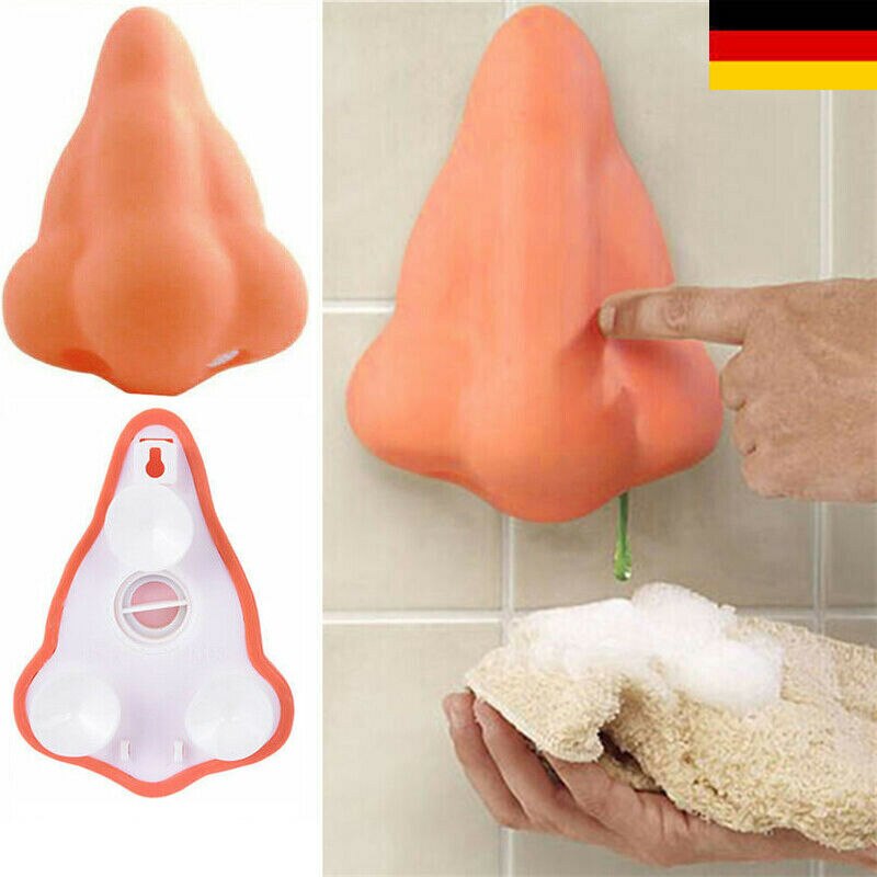 Wandseifenspender Bad Handseife lustige Nase Seifenspender