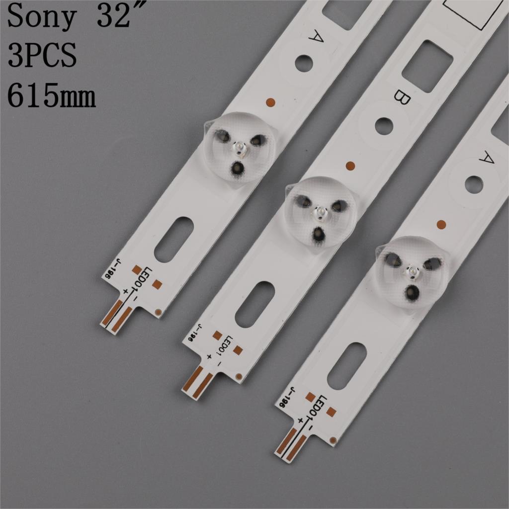 3 Pcs Led Backlight Strip Voor KDL-32RD303 32R303C SAMSUNGSONY_DIRECT_FIJL_32V_A B_3228_8LEDs LM41-00091J 00091K
