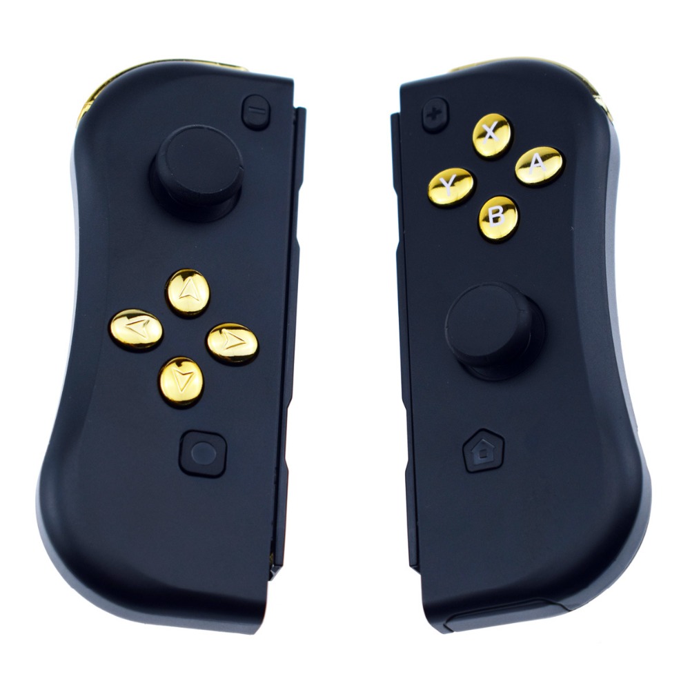 Gamepad Controller di gioco sinistro e destro Wireless Bluetooth per nintendo Switch gioco NS per nintendo Switch Console 01: black Gold