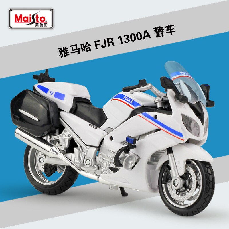 1:18 Maisto R1200 RT Motocicletta di Polizia Modellini In Metallo Modello di Moto Da Collezione: FJR 1300A White