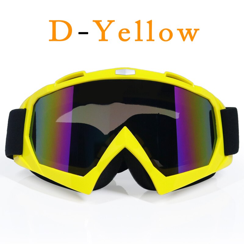 Dla dorosłych gogle Motocross motocykl motor okulary Cross Country elastyczne przezroczyste soczewki Ooculos de grau: d2