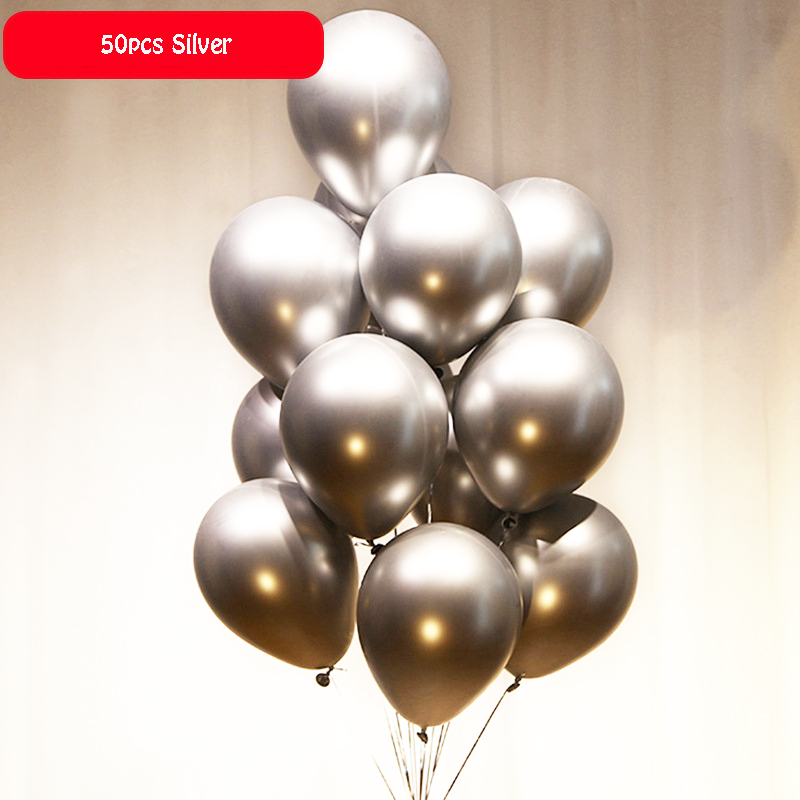 10/20/30 Uds Globos largos látex metálico cromado 260 atado mágico globos giratorios para decoraciones de cumpleaños aniversario de boda: AGATE / 5 pulgadas