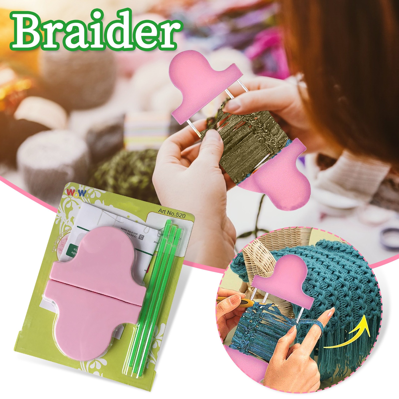 Handmade Diy Wool Knitting Tool Flower Wool Sweater Needle Knitting Tool