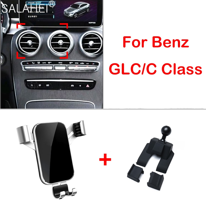 Telefoon Houder Voor Mercedes Benz C Klasse Glc 200 260L 300 Passen Interieur Dashboard houder Stand Ondersteuning Auto