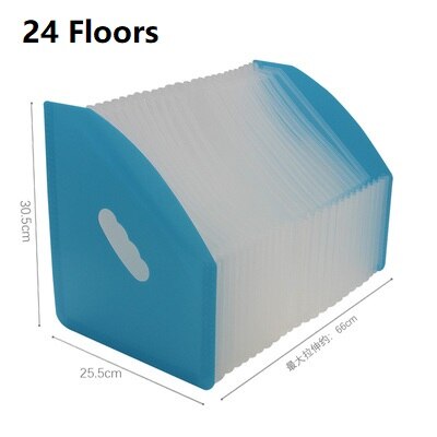 High Capacity A4 File Folder School Document Organiser Envelopes Desk Storage Student Paper Expanding Office Receipt: I