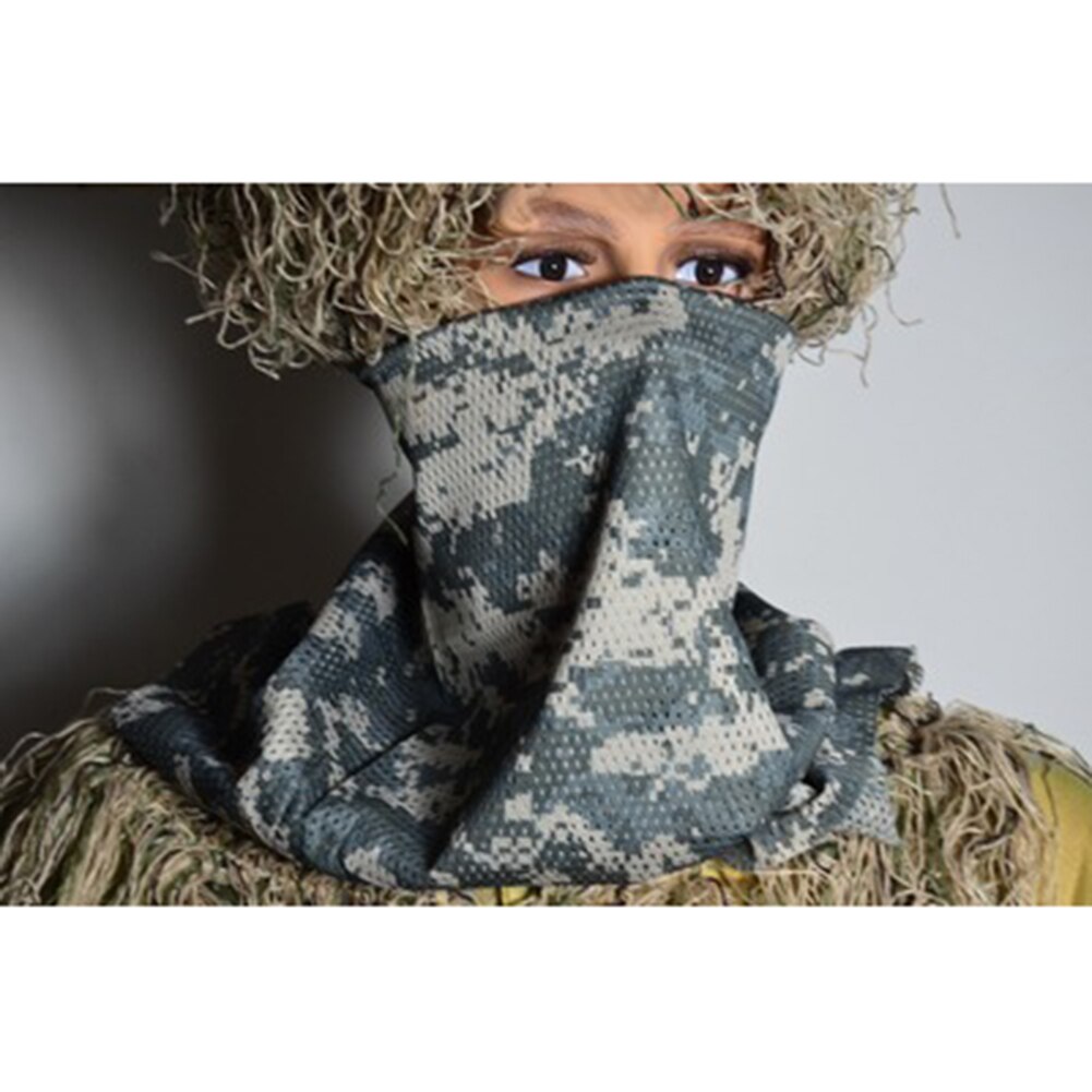 Pañuelo para exterior actividades pañuelo Material de la malla de la cubierta de la cabeza el cuello a prueba de polvo: 5