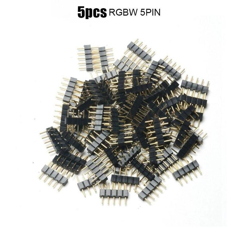 4-- pins mannelijke naar mannelijke stekkerconnector 3528 5050 rgb led-lichtstrip  e3 z 7