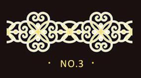 Kant Bloem Washi Tape Voor Diy Folie Decoratieve Kant Tape Voor Journaling Scrapbooking 3.5cmX 1 M/Roll: NO.3