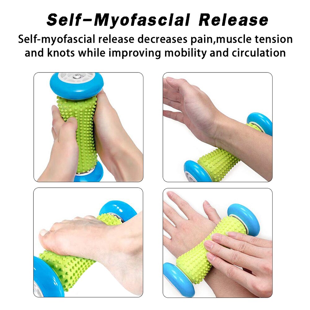 Spiky Foot Massage Roller Health Care Muscle Relax Stress Pain Relieve Massager Fitness Equipment Accessories