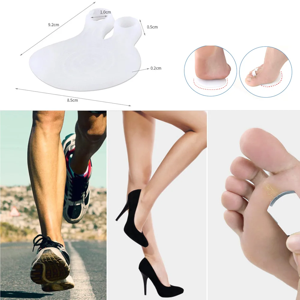 Tcare 1Pair Metatarsal Pads Ball of Foot Cushions Forefoot Insoles for Metatarsal Support and Foot Pain Relief Stay Comfortably