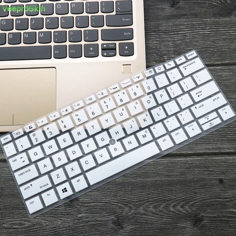 Toetsenbord Cover Ultra Dunne Zachte Voor 13.3 "Hp Elitebook 830 G5 / 735 G5 Toetsenbord Beschermer Toetsenbord Huid (met Pointing) laptop: white