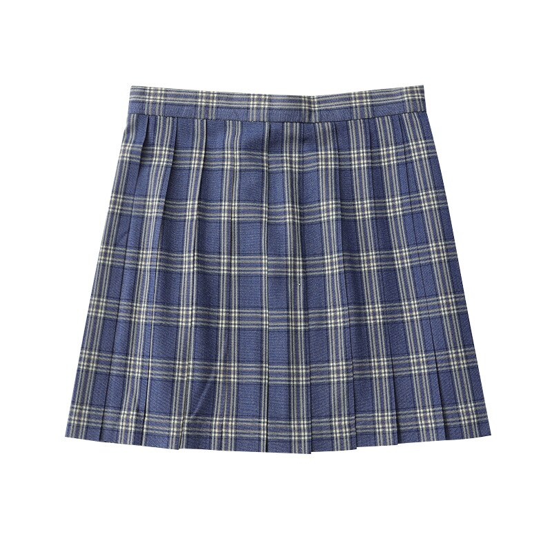 Jupe d'uniforme Cyan Golden JK pour filles, jupe plissée de Style collégien japonais,: XL