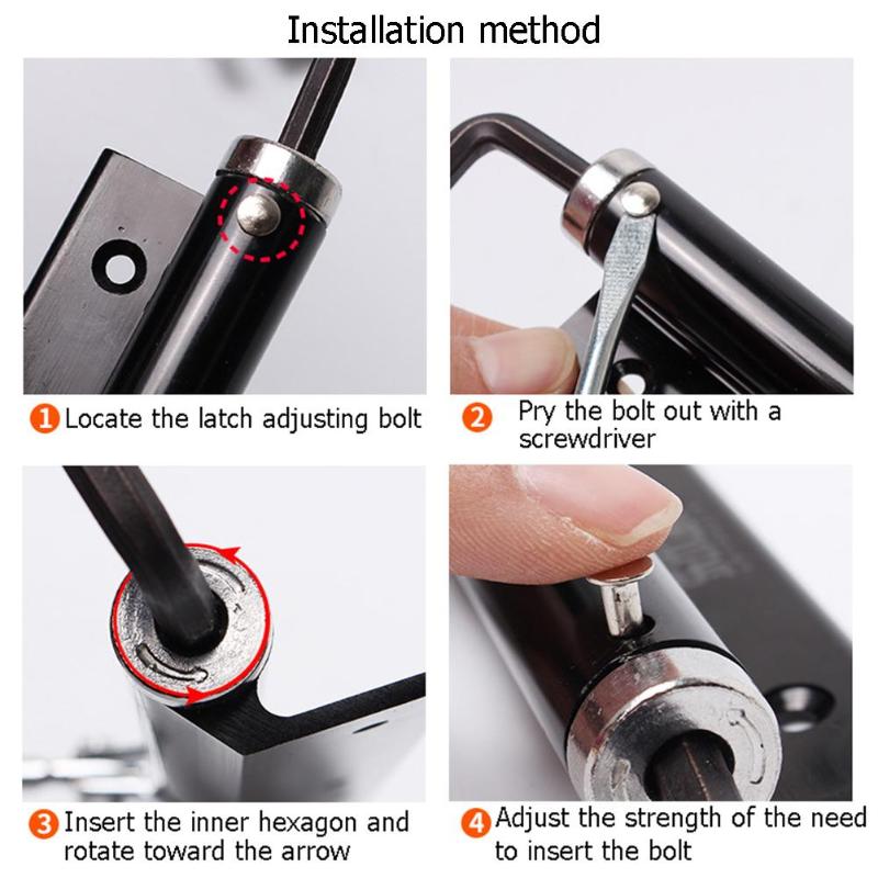 Verstelbare Ruimte Aluminium Opbouw Home Auto Sluiten Deurdranger Thuis Deur Hardware Fittingen Deur Lente Verstelbare Lock