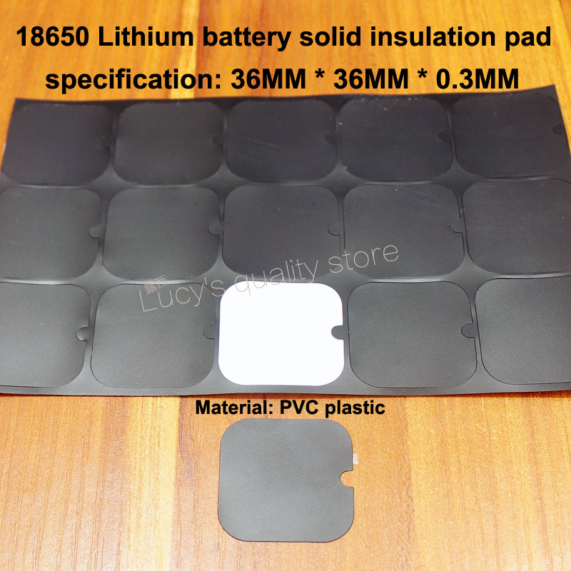 100 teile/los Gerste papier isolierung dichtung waschmaschine 18650 Lithium-batterie Pack spezielle hohe temperatur beständig solide mit adhesi